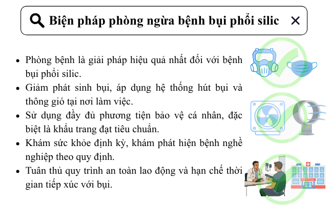 Những Điều Cần Biết Về Bệnh Bụi Phổi Silic Và Cách Phòng Ngừa