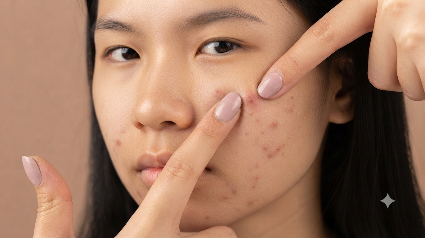 Mụn trứng cá trong kỳ kinh nguyệt - Ảnh 1.