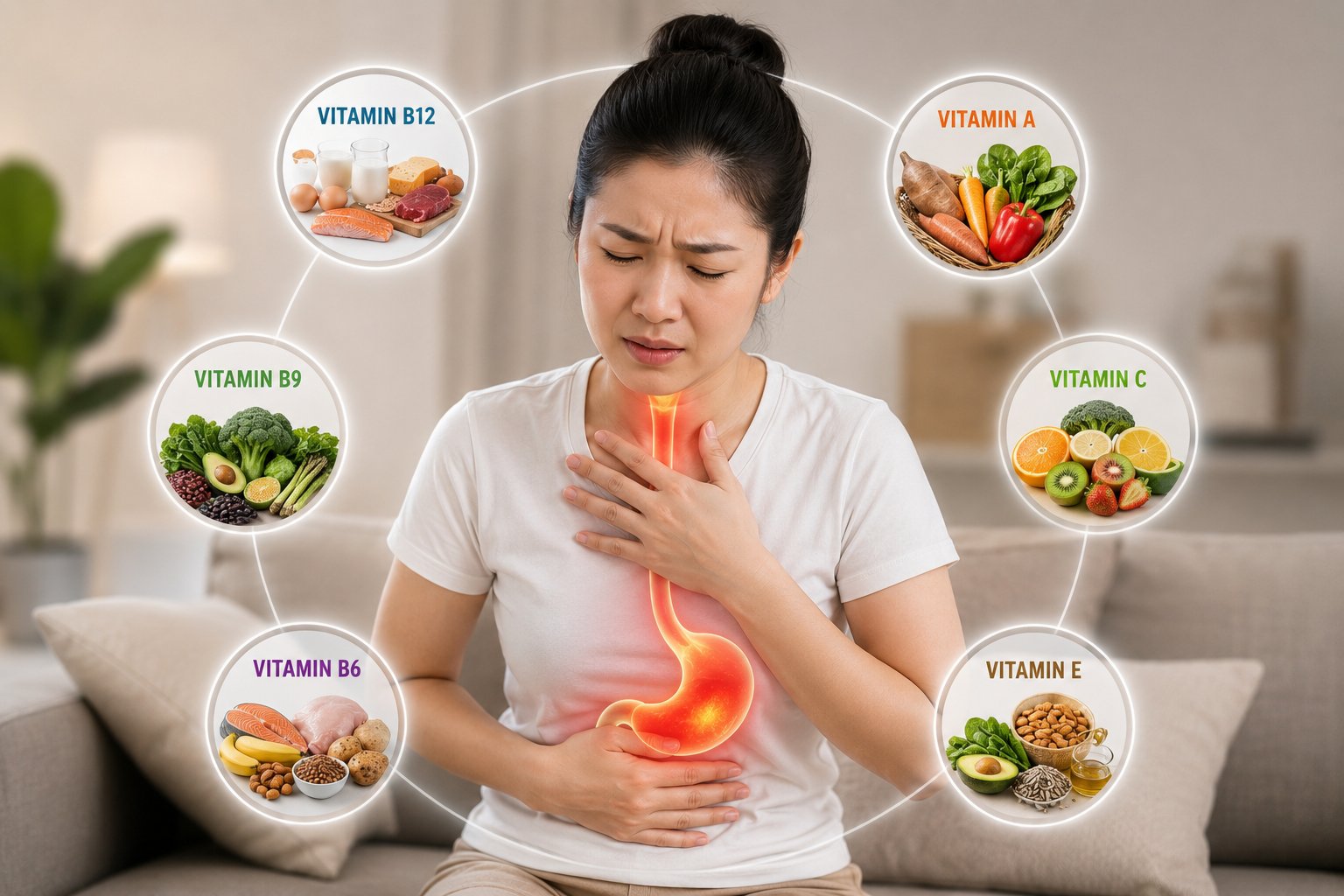 Vitamin Thiết Yếu Giúp Giảm Triệu Chứng Trào Ngược Dạ Dày