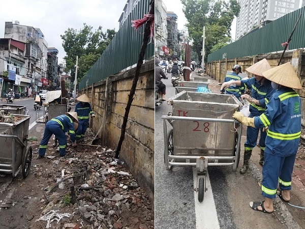 1-1788009388082189665046 Sau phản ánh của Báo Sức khoẻ và Đời sống, chính quyền phường Tây Hồ vào cuộc- Ảnh 2.