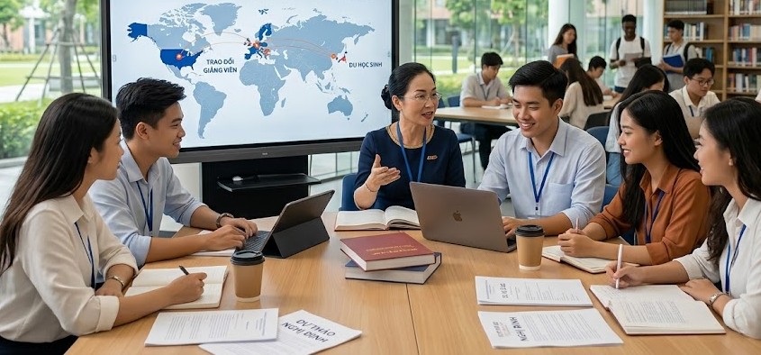 Hướng tiếp cận mới: chính sách hỗ trợ giảng viên và người học ra nước ngoài