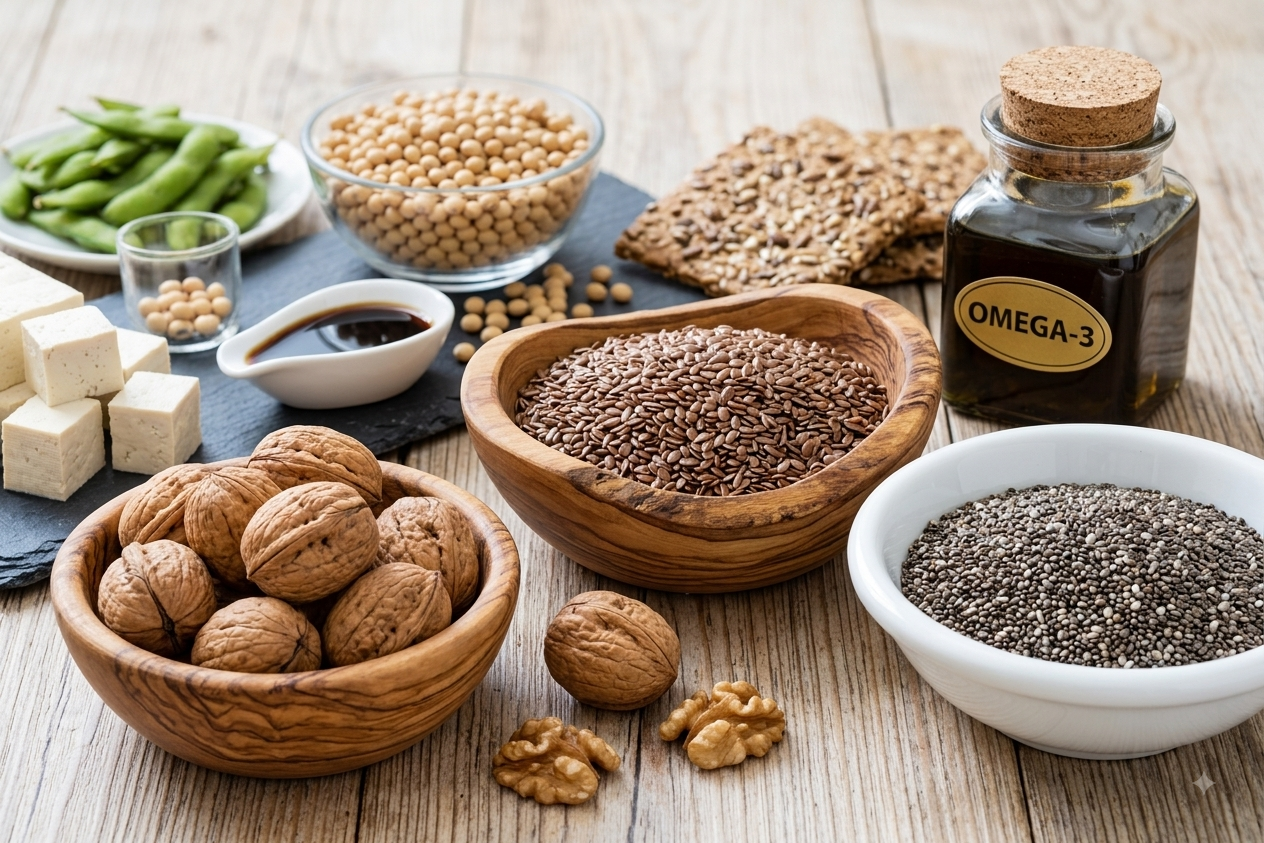 Thực phẩm giàu omega-3 từ thực vật