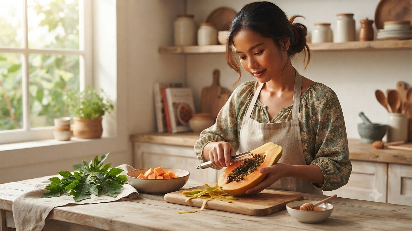 Ảnh minh họa về đu đủ Ảnh minh họa về đu đủ