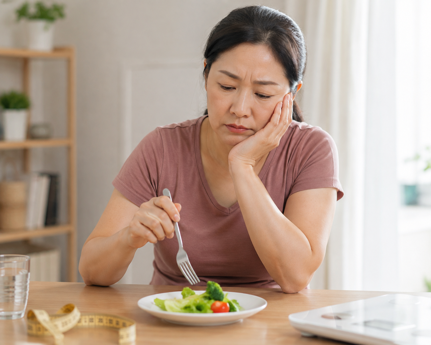 Tại Sao Người Trên 50 Tuổi Vẫn Khó Giảm Cân Dù Ăn Ít?