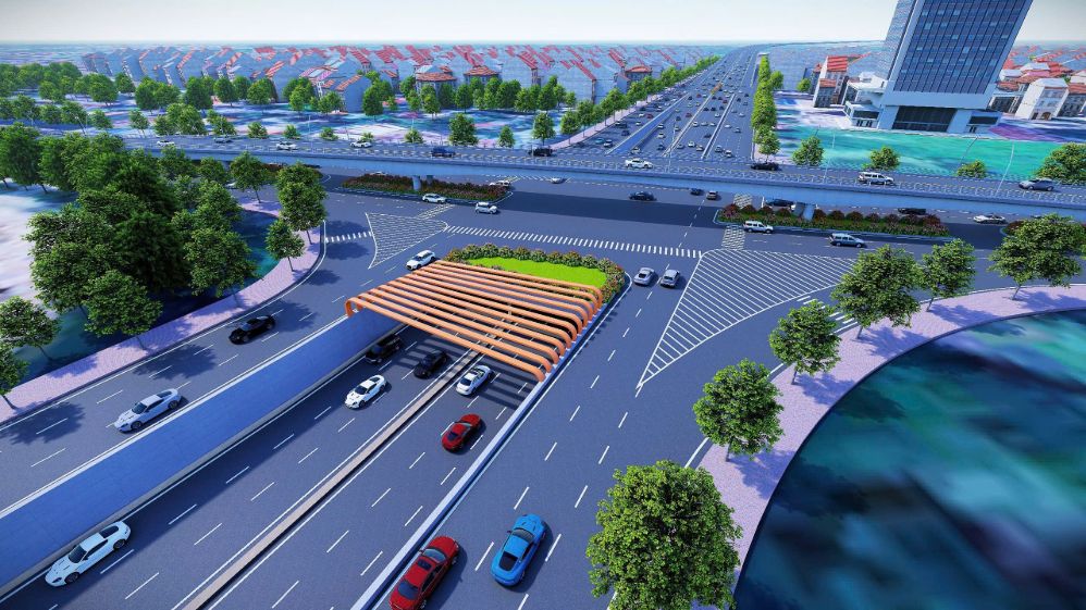 anh-0410-4-175954995-17857746627342126392119 Hầm chui 750 tỷ được kỳ vọng giảm ủn tắc Vành đai 2 nhìn từ trên cao- Ảnh 11.