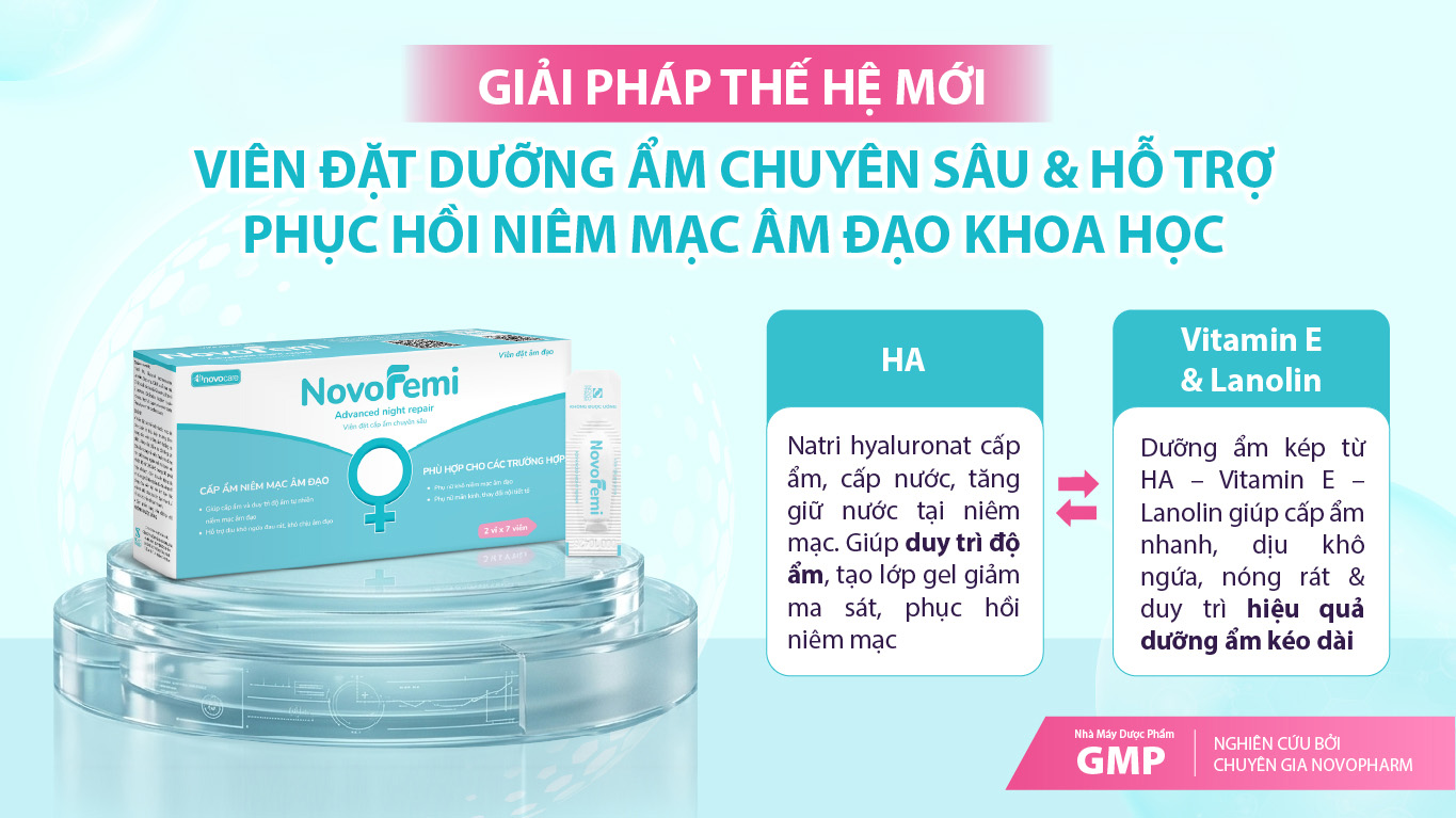 Khôi Phục Sức Khỏe Vùng Kín Cho Phụ Nữ Trên 35 Tuổi Với Novofemi
