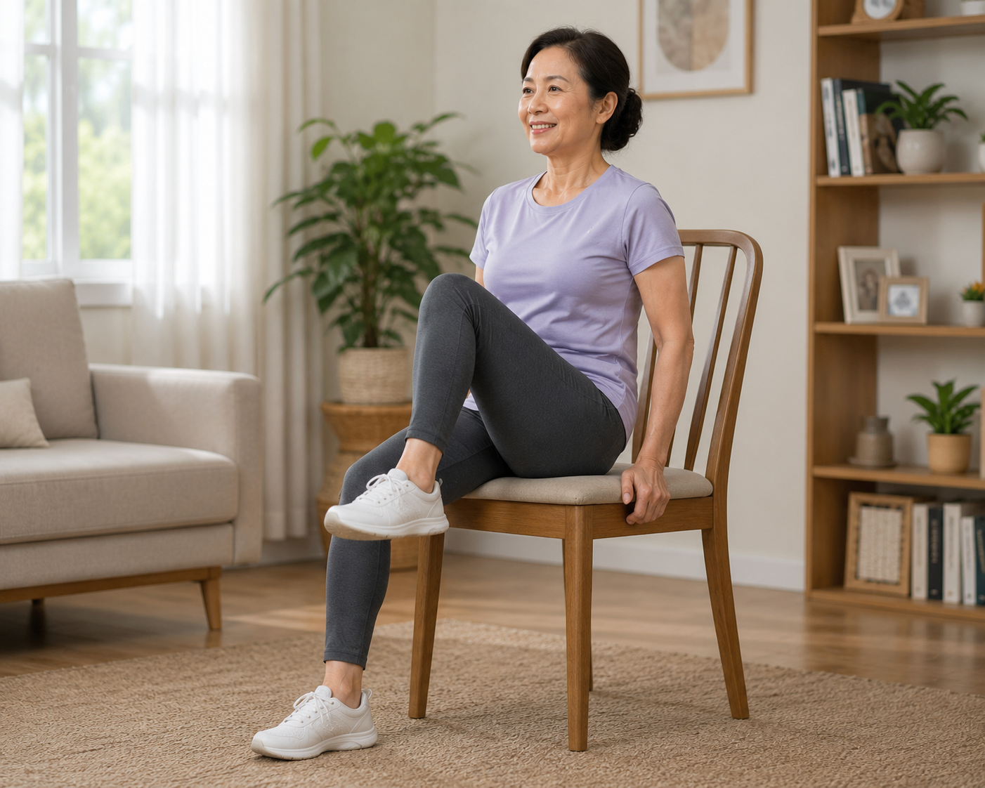 Nâng Đầu Gối Khi Ngồi Nâng Đầu Gối Khi Ngồi