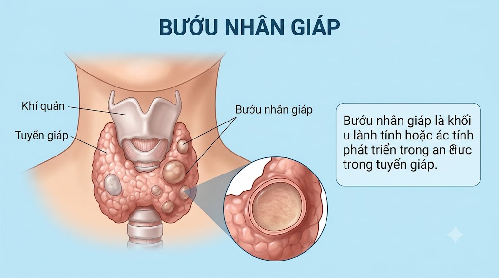 Phân Tích Quyết Định Điều Trị Bướu Nhân Tuyến Giáp: Mổ Hay Đốt Sóng Cao Tần?