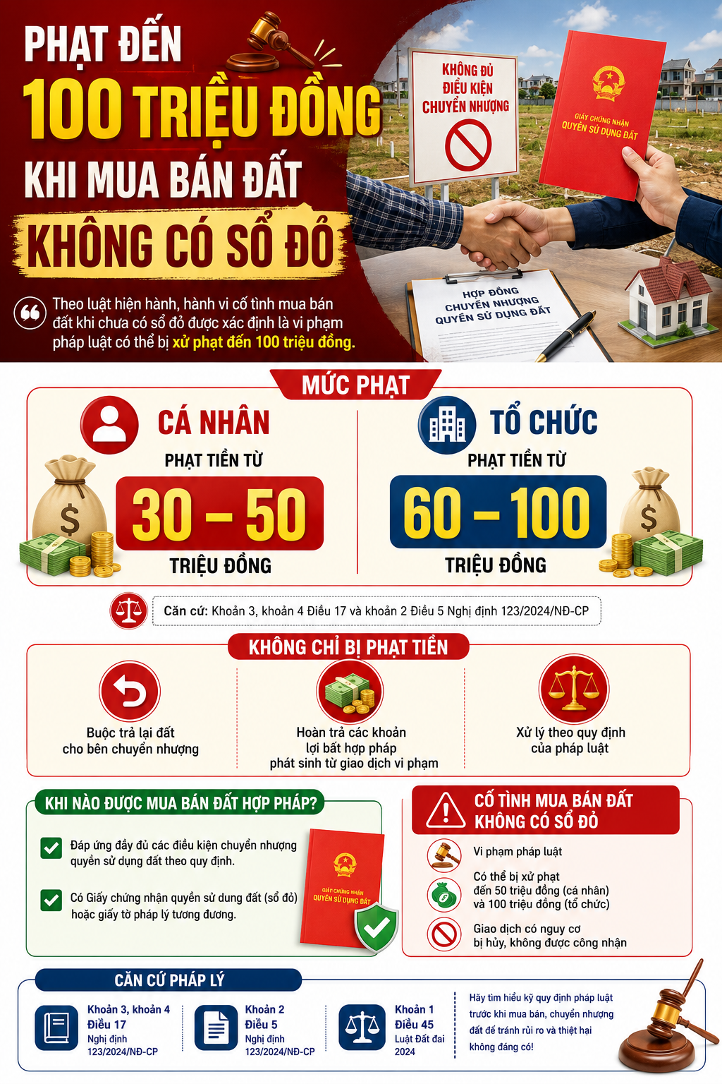 Mua Bán Đất Không Có Sổ Đỏ: Rủi Ro và Hậu Quả Nguy Hiểm