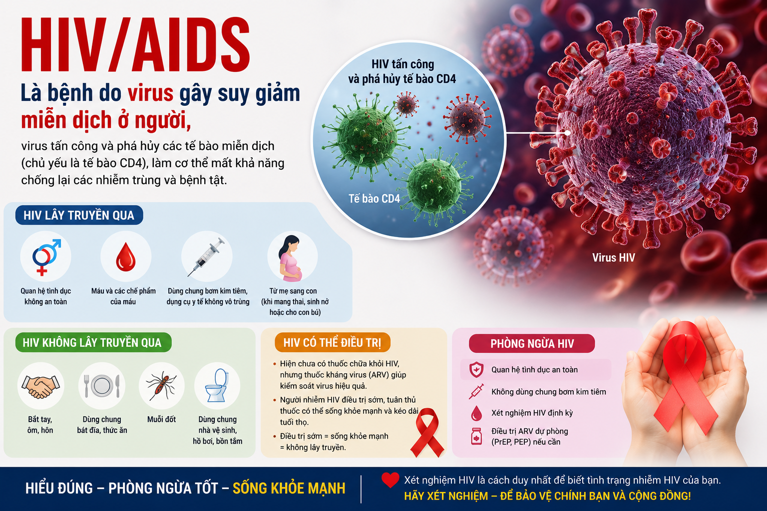 Giải Mã 8 Hiểu Lầm về HIV/AIDS Cần Được Làm Sáng Tỏ