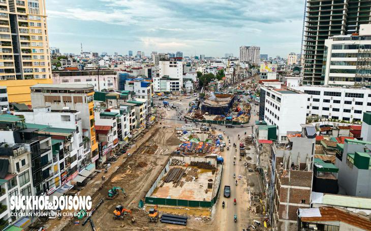 Cập nhật tình hình thi công nút giao Phạm Tu - Đường 70 - Ảnh 1.