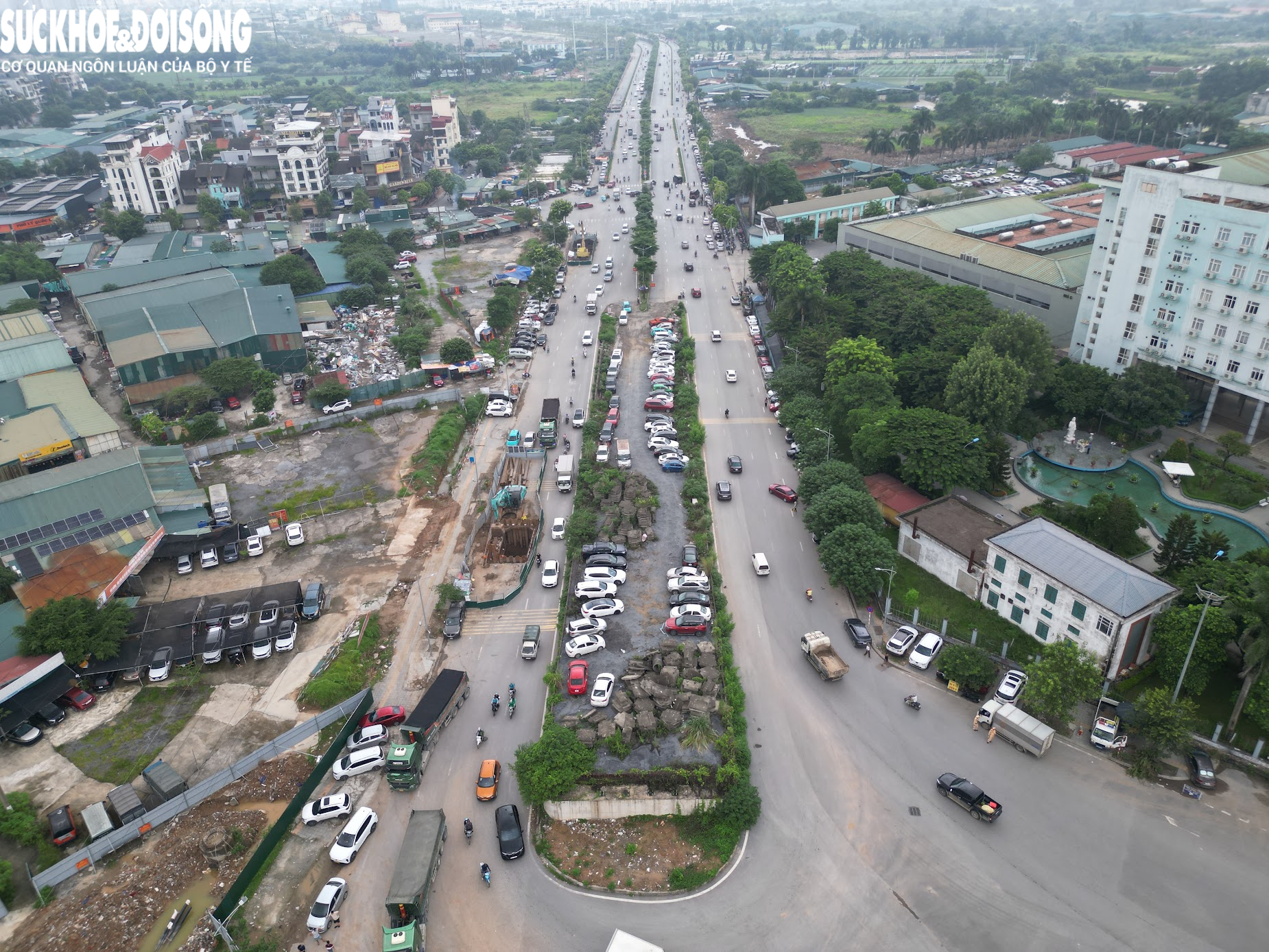 edit-dji0999-17862857449091623953819 Cập nhật tình hình thi công nút giao Phạm Tu - Đường 70 - Ảnh 5.