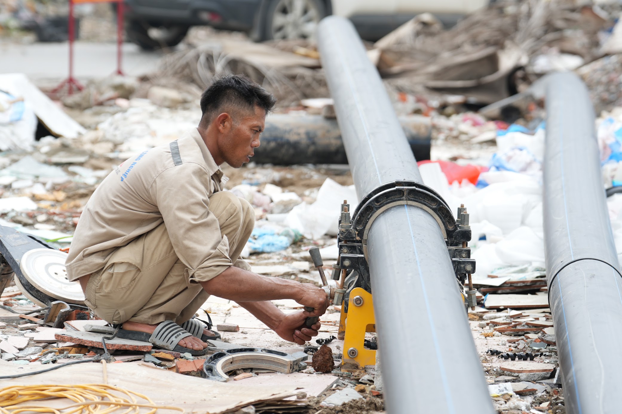 Cập Nhật Tiến Độ Thi Công Nút Giao Phạm Tu – Đường 70: Những Thay Đổi Mới Mẻ