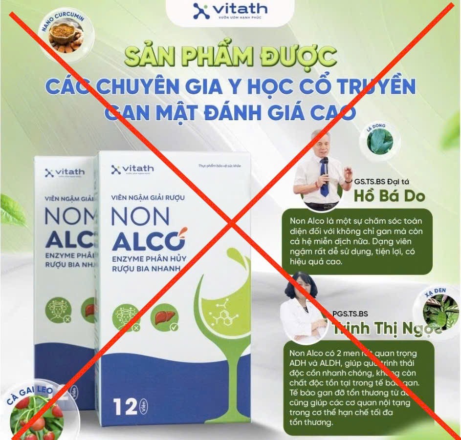 Cục An toàn thực phẩm yêu cầu Hà Nội kiểm tra quảng cáo ‘Non Alco’ chưa được xác nhận