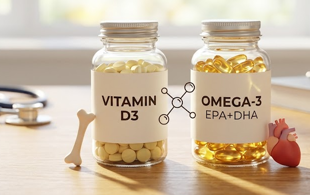 photo-1786420589920-178642059424162143036 Tác dụng kép khi bổ sung đồng thời vitamin D và omega-3 - Ảnh 1.