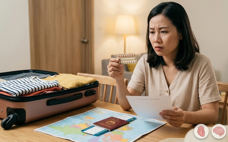 Phụ nữ không nên đợi sát ngày đi du lịch mới tìm thuốc Phụ nữ không nên đợi sát ngày đi du lịch mới tìm thuốc