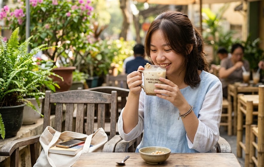 Sữa đậu nành không phải là phương pháp tăng kích thước vòng 1. Ảnh minh họa AI