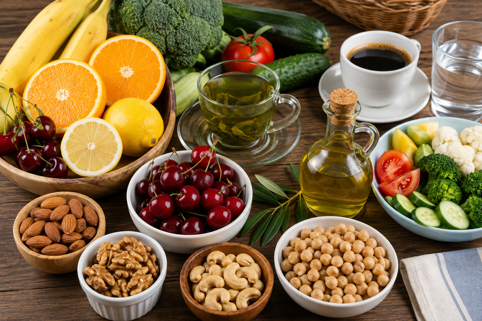 Khám Phá 5 Nhóm Thực Phẩm Giúp Kiểm Soát Acid Uric và Bệnh Gout