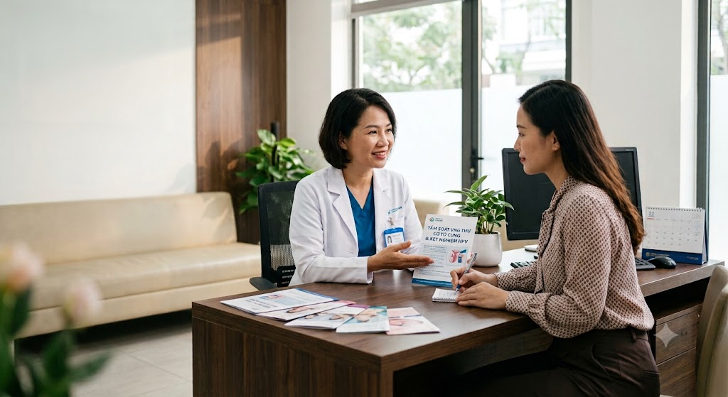 Xét nghiệm phát hiện ung thư cổ tử cung - Ảnh 1.