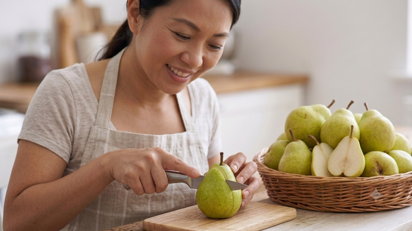 Lượng lê hợp lý để hỗ trợ sức khỏe phổi khi giao mùa